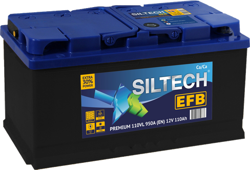 Аккумулятор SILTECH EFB 6СТ- 110 VLR (п.п) [д353ш175в190/950]