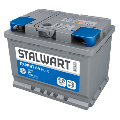 /Аккумулятор STALWART Expert 6СТ-64.0