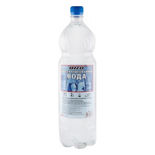 Вода дистиллированная ALFA, 1.5л ПЭТ бутылка