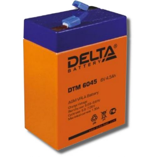 Аккумулятор DELTA DTМ-6045 (6V4.5A) [д70ш47в107]