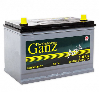 Аккумуляторная батарея  GANZ ASIA 100 А/ч 304x173x220 EN830 GAА1001 