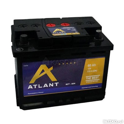  Аккумулятор ATLANT каз 6СТ-  60 VL АПЗ (о.п.) [д242ш175в190/500]   [L2]