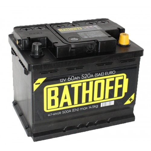 Аккумулятор BATHOFF MAX 6СТ- 60 VL (о.п.) [д242ш175в190/520EN/540SAE] [L2]