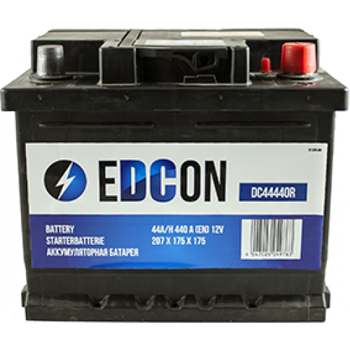Аккумуляторная батарея Edcon 44Ah 440A + справа 207х175х175 B13