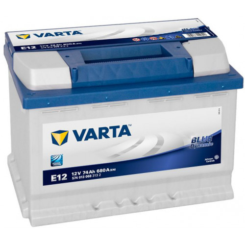 Аккумулятор VARTA BD74 А/ч прямая L+ EN 680A 278x175x190 E12