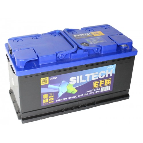 Аккумулятор SILTECH POWER 6СТ-110 VLR (о.п.) [д353ш175в190/950EN] [L5]