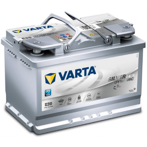 Аккумулятор Varta  Start-Stop Plus 6CT-70 (E39) AGM (о.п.) [д278ш175в190/(760]   [L3] 