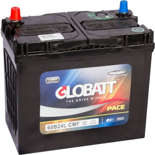 Аккумулятор Globatt (60B24L) 50 (о.п)  [д238ш129в227/500]   [B24]