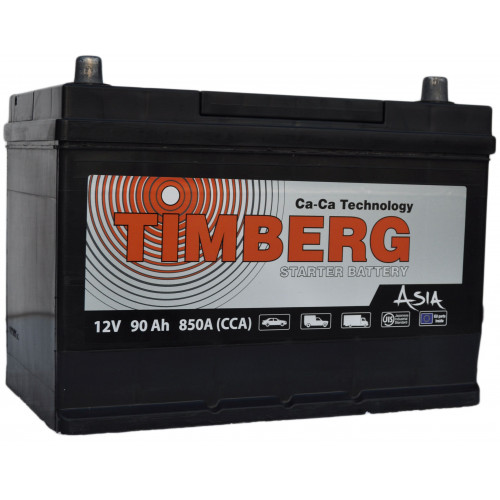 Аккумулятор  Timberg Asia 6СТ- 90 VL (о.п.) MF105D31L ниж.креп. [д296ш172в220/850]   [D31]