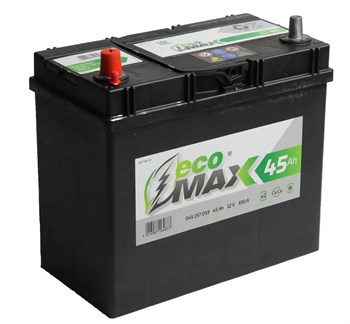 Аккумулятор EcoMax 6СТ-45.1 (545 157 033) яп.ст/тонк. кл.
