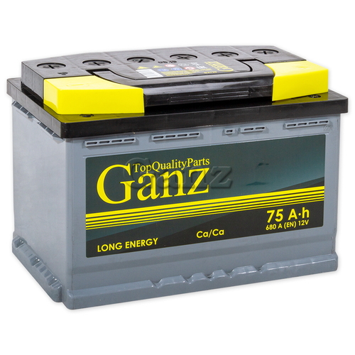 Аккумулятор GANZ 75 А/ч ОБР 278x175x190 EN680 GANZ GA750