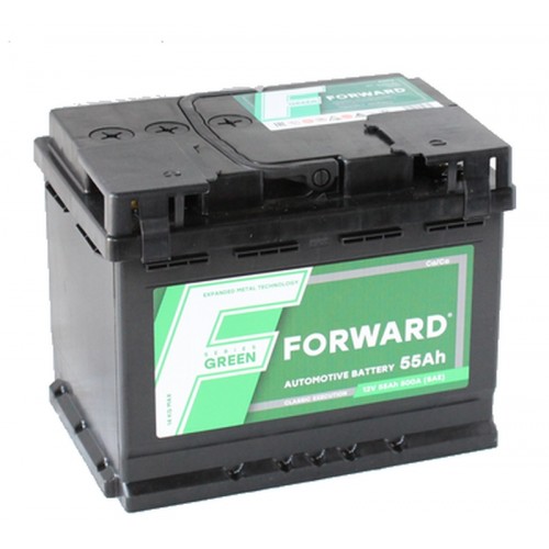 Аккумулятор FORWARD Green 6СТ- 55 VL (п.п.) [д242ш175в190/480]