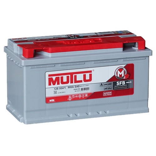 Аккумулятор MUTLU SFB 95 А/ч ОБР SMF59515 353x175x175 EN850 низкий