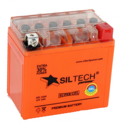 Аккумулятор SILTECH GEL1205  12V5AH о.п. (YTX5L-BS) (уп.10 шт) [д113ш68в105/80]