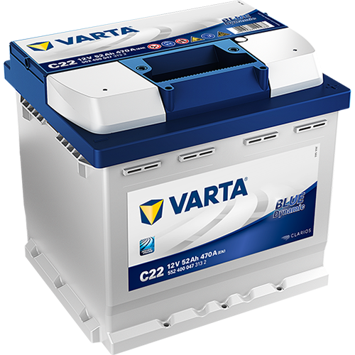 Аккумулятор VARTA BD 52 А/ч обратная R+ EN 470A 207x175x190 C22 