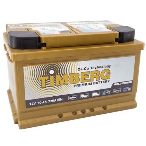 Аккумулятор Timberg Gold Power  6СТ-  70 VRLA (о.п.) низ. [д278ш175в175/650   [LB3]