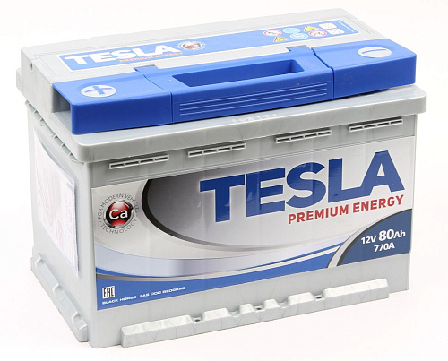 /Аккумулятор TESLA PREMIUM ENERGY 6СТ-80.0