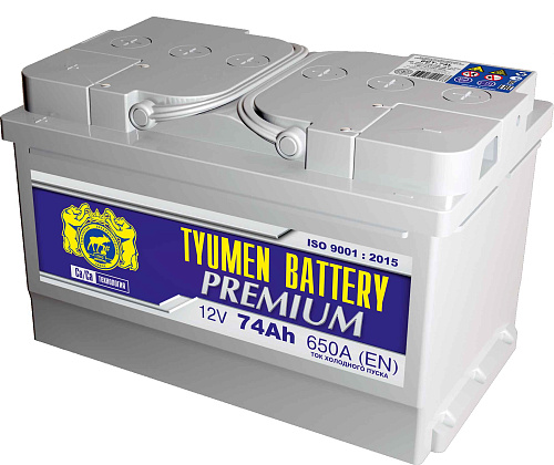 Аккумулятор TYUMEN BATTERY 6CT-74LR PREMIUM 