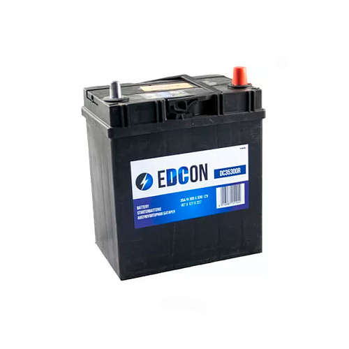 Аккумуляторная батарея Edcon 35Ah 300A + справа 187х127х227 B00\