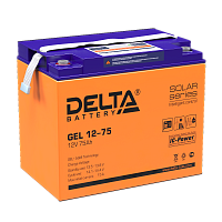Аккумулятор DELTA GEL-1275 (12V75A)  [д258ш166в215]                                             