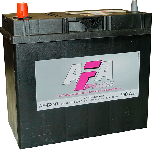Аккумулятор AFA PLUS  45 А/ч (AF-B24R) п.п. [д238ш129в227/330]   [B24]                