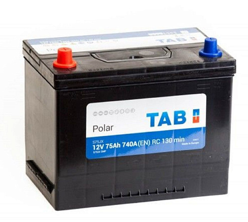 /Аккумулятор TAB Polar 6СТ-75.1 (57524) яп.ст/бортик