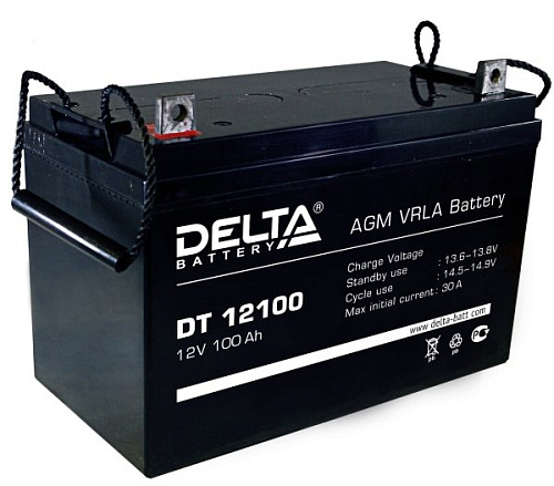 Аккумулятор DELTA DT-12100 (12V100A) [д330ш171в220]
