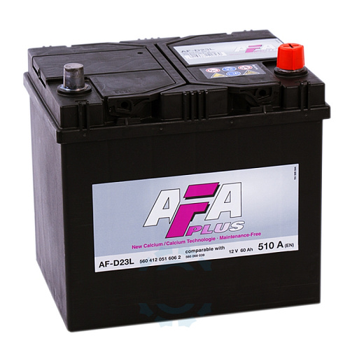 Аккумулятор AFA 60 А/ч 560412 AF ОБР выс 232x173x225 EN510