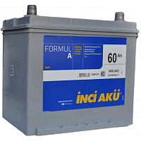Аккумулятор Inci Aku ASIA FormulА 6СТ -  60 (о.п.) (75D23L) ниж.креп. [д232ш173в225/540]  [D23]