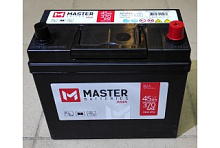 Аккумулятор Master Batteries ASIA 6СТ- 45 (о.п.) (55B24L) тонк.кл. [д238ш129в227/370SAE] [B24]