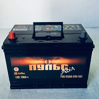 Аккумулятор ПУЛЬС АЗИЯ ПСА 6СТ - 100 З-L (п.п) (105D31R) ниж.креп. [д255ш171в221/750]   [D31]