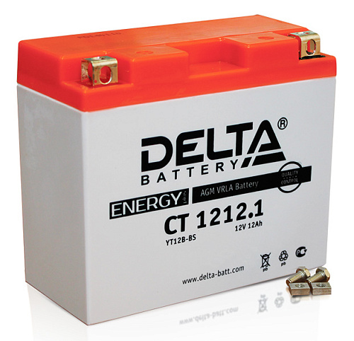 Аккумулятор DELTA СТ-1212.1 зал п.п (YT12B-BS) [д151ш70в131/155]