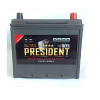 Аккумулятор SUPER PRESIDENT UMF BEFB (95D23L) 75 (о.п.) ниж.креп [д230ш172в220/700]   [D23]
