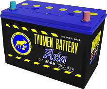 Аккумулятор Тюмень АЗИЯ 6СТ - 95 L (о.п) ниж.креп. [д302ш172в223/720]