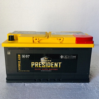 Аккумулятор SUPER PRESIDENT 6СТ- 95 (SA 59520) (о.п.)  AGM  351*174*190/850