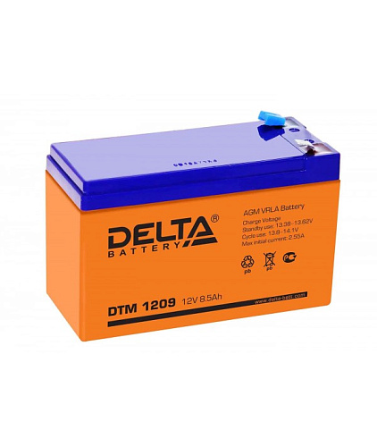 Аккумулятор DELTA DTM-1209 (12V8,5A) [д151ш65в100]