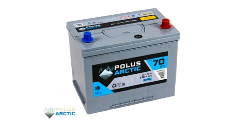 Аккумулятор POLUS ARCTIC 6CT-75.0 (80D26L) бортик