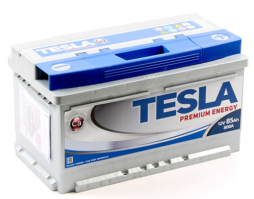 /Аккумулятор TESLA PREMIUM ENERGY 6СТ-85.0 низкий