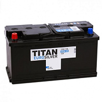 Аккумулятор Титан Euro Silver 6CT-110  (п.п.) [д352ш175в190/950]