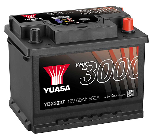 Аккумулятор YBX3027SMF  Batteries 60 (о.п.) [д243ш175в190/550]