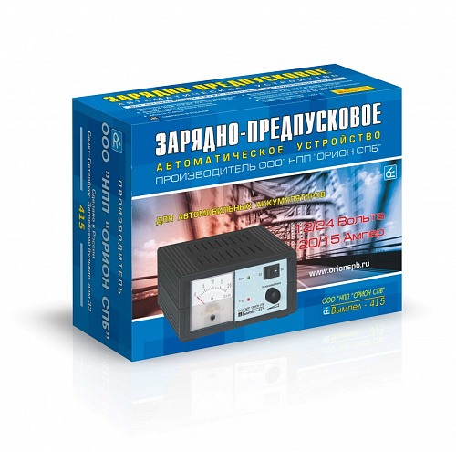 Зарядное устройство Вымпел -415 (автомат,0-20А,12/24В,стрелочный амперм)