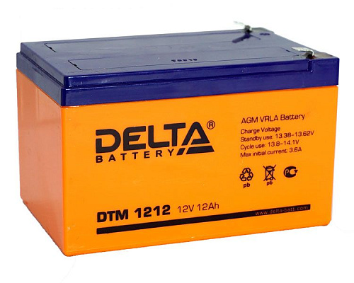 Delta DTM 1212 Аккумуляторная батарея [д151ш98в95]