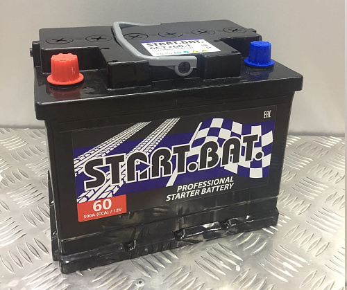Аккумуляторная батарея  StartBat 60Ач L+ EN500 А 242х175х190