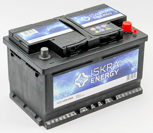 Аккумулятор ISKRA ENERGY 6СТ-72.0 (572 409 068) низкий