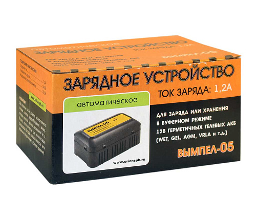 ЗУ ВЫМПЕЛ -05 (Автомат,1.2А,12В для гелевых и кислотных акб)