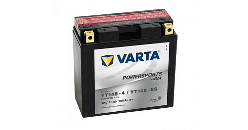 /Мото аккумулятор VARTA AGM 512903013 12 Ач (A/h) - YT14B-BS