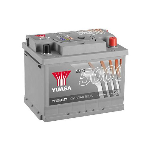 Аккумулятор  YBX5027SMF Silver High Performance 62 (о.п.) [д243ш175в190/620]