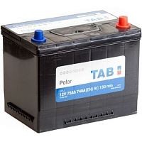 Аккумулятор TAB Polar 6СТ-75.0 (57529) яп.ст/бортик