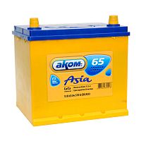 Аккумулятор AКОМ ASIA 6СТ- 65 N (о.п.) (65D23L) ниж.креп [д232ш173в225/570]  [L2]