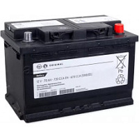 Аккумулятор GM STANDARD 6СТ- 70 (о.п.) низ. [д278ш175в175/740EN] [L2]